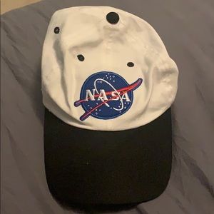 White NASA hat